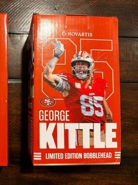 NIB: George Kittle 10-Year Club Limited-Edition 49ers Bobblehead 🏈